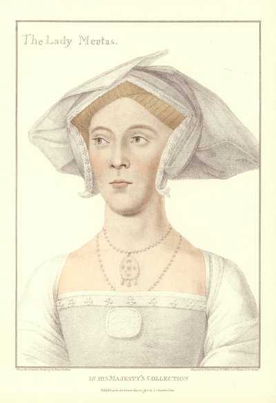 ジェーン・メウタス（アクアチント） 作： Hans Holbein der Jüngere