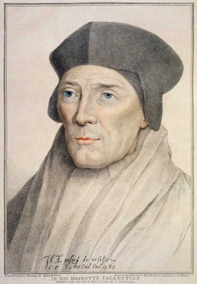 ジョンフィッシャー、ロチェスターの司教（1469-1535）、フランチェスコバルトロッツィ（1727-1815）によって彫刻 作： Hans Holbein der Jüngere