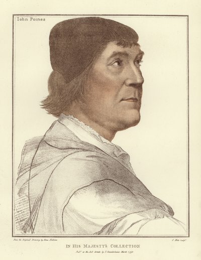 ジョン・ポインズ（アクアチント） 作： Hans Holbein der Jüngere