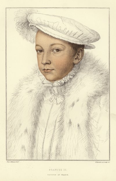 フランスのフランシスコ2世（アクアチント） 作： Hans Holbein der Jüngere