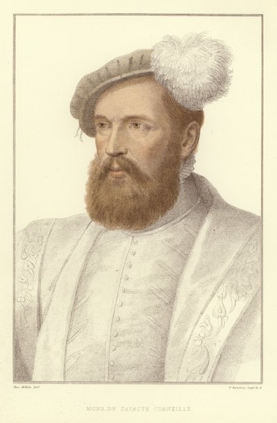 ムッシュドサンクコルネイユ（アクアチント） 作： Hans Holbein der Jüngere