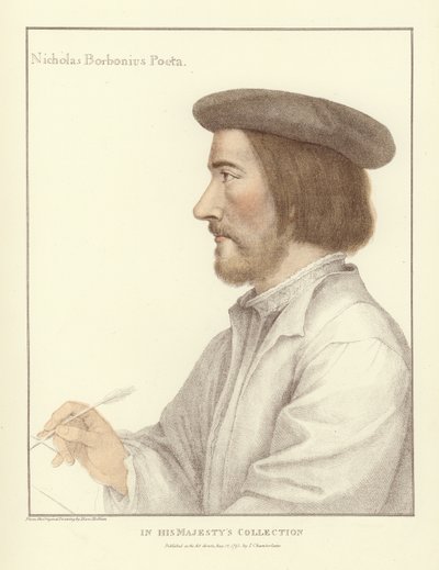 ニコラス・ボルボニウス（アクアチント） 作： Hans Holbein der Jüngere