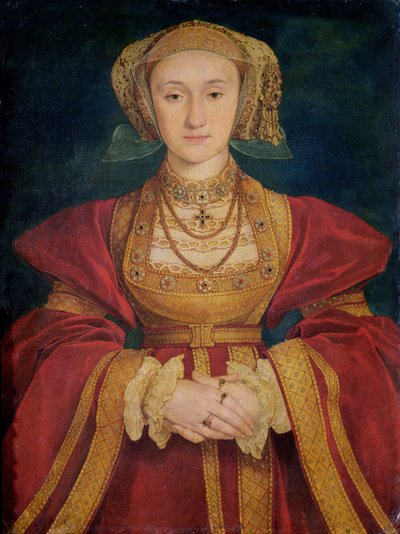 アン・オブ・クリーブスの肖像画（1515-57）1539 作： Hans Holbein der Jüngere