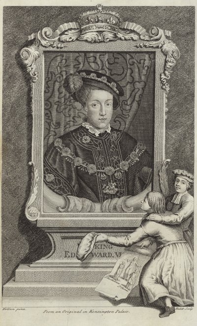 イギリスのエドワード6世の肖像画 作： Hans Holbein der Jüngere
