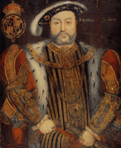 ヘンリー8世の肖像（1491-1547） 作： Hans Holbein der Jüngere