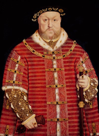 ヘンリー八世の肖像 作： Hans Holbein der Jüngere