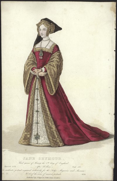 ジェーン・シーモアの肖像 作： Hans Holbein der Jüngere