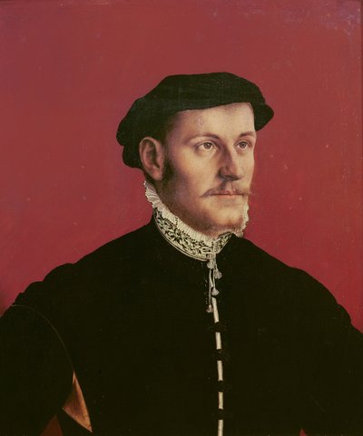 トーマス・モア卿（1478-1535）として伝統的に特定された男の肖像 作： Hans Holbein der Jüngere