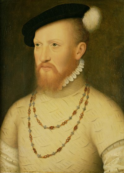 エドワードシーモア卿（後のサマセット公爵）：（パネル） 作： Hans Holbein der Jüngere