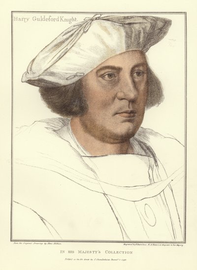 ヘンリー・ギルフォード卿（アクアチント） 作： Hans Holbein der Jüngere