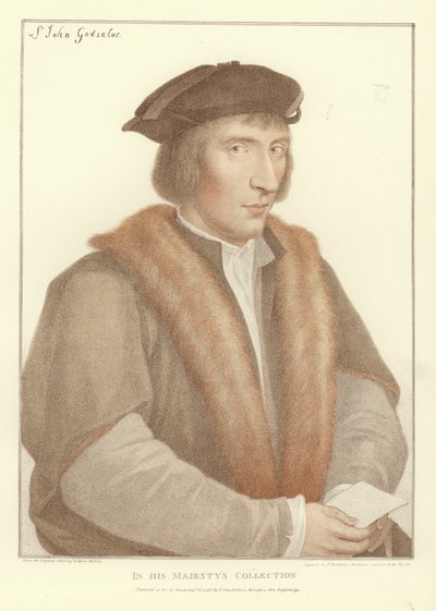 ジョン・ゴッドサルヴ卿（アクアチント） 作： Hans Holbein der Jüngere
