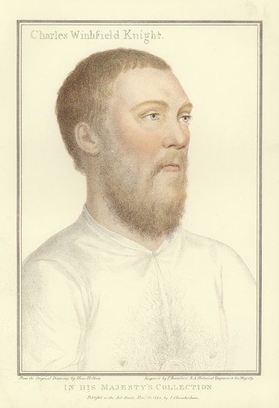 リチャードウィングフィールド卿（アクアチント） 作： Hans Holbein der Jüngere
