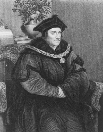 トーマスモア卿（1477-1535）（彫刻） 作： Hans Holbein der Jüngere