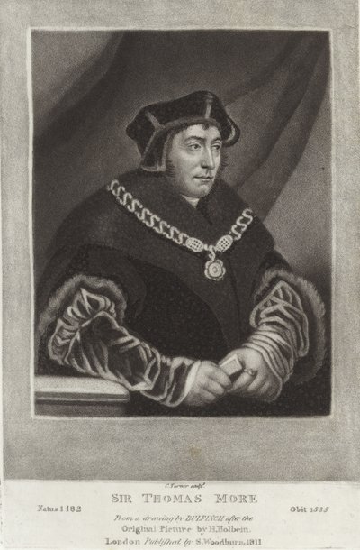 トーマス・モア卿 作： Hans Holbein der Jüngere