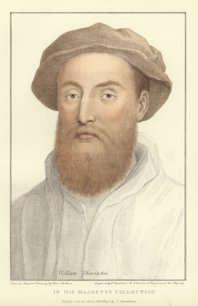 ウィリアム・シェアリング卿（アクアチント） 作： Hans Holbein der Jüngere