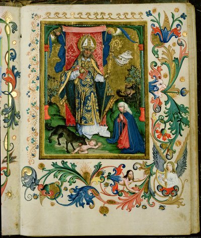 聖母子と聖アウグスティヌス 作： Hans Holbein der Jüngere