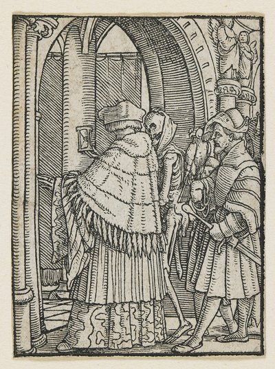 Dance of Death（Lyons）のキヤノン、1538、1523-1526 作： Hans Holbein der Jüngere