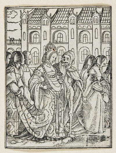 Dance of Death（Lyons）の皇后、1538、1523-1526 作： Hans Holbein der Jüngere