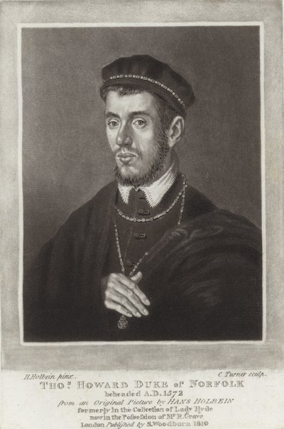 トーマスハワードノーフォーク公 作： Hans Holbein der Jüngere