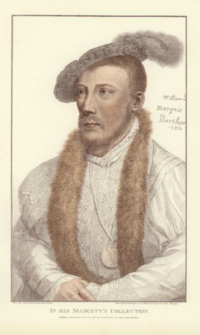 ウィリアム・パー、ノーサンプトンの侯爵（アクアチント） 作： Hans Holbein der Jüngere