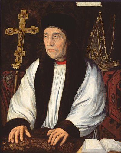 ウィリアムウォーハム、カンタベリー大司教、1850年 作： Hans Holbein der Jüngere