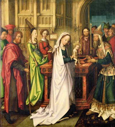 神殿でのキリストの描写、1500年（147226も参照） 作： Hans Holbein the Elder