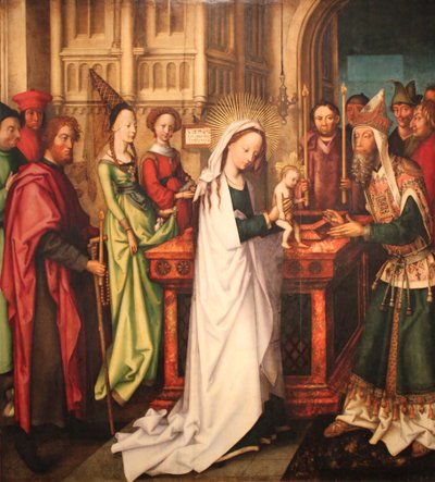 神殿でのイエス・キリストのプレゼンテーション 作： Hans Holbein the Elder