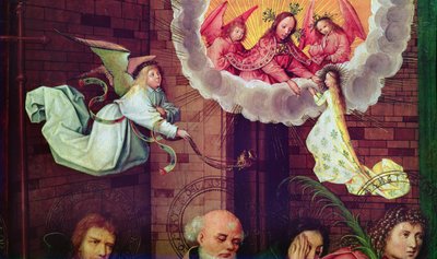 処女の死（詳細） 作： Hans Holbein the Elder