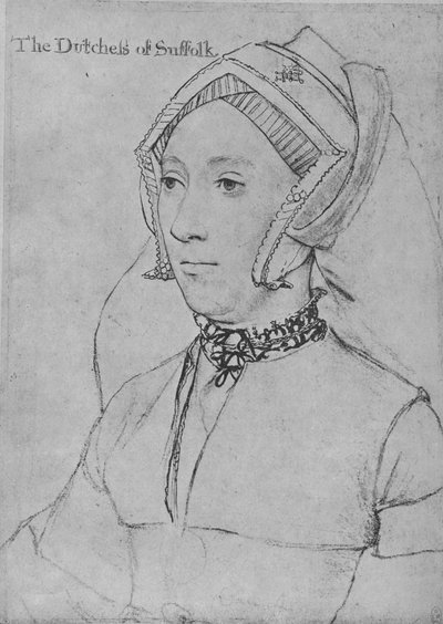 キャサリン・ウィロビー、c1532-1543 1945 作： Hans Holbein der Jüngere