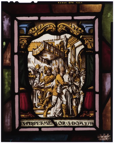 ピラトによって裁かれたキリスト 作： Hans Holbein der Jüngere