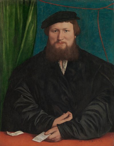 ケルンのデリック・バーク、1536年（キャンバスに油彩、木から移した） 作： Hans Holbein der Jüngere