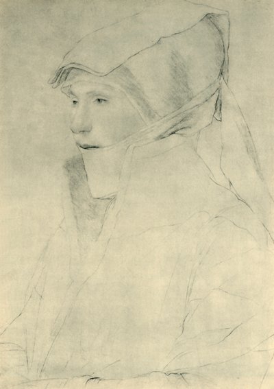 Dorothea Kannengiesser、1525-1526、1943年。 作： Hans Holbein der Jüngere