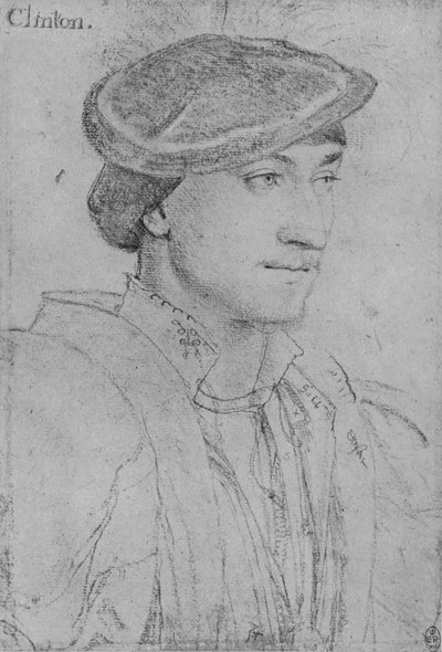 エドワード、クリントン卿、c1532-1543 1945 作： Hans Holbein der Jüngere