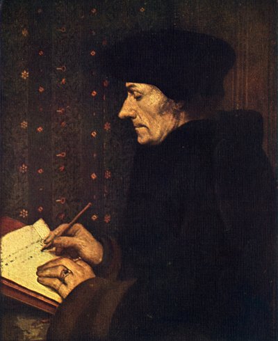 エラスムス、1523、1909 作： Hans Holbein der Jüngere