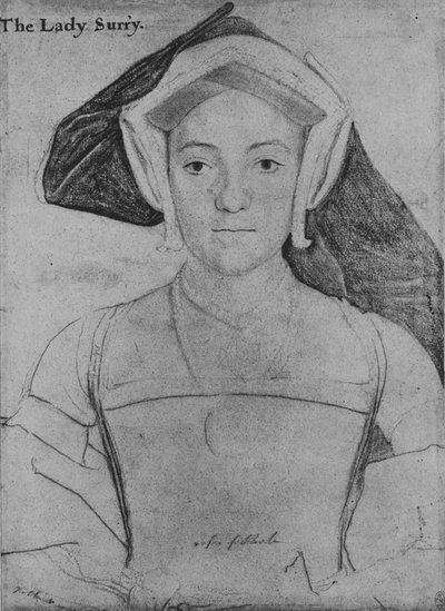 フランシス、サリー伯爵夫人、c1532-1533 1945 作： Hans Holbein der Jüngere