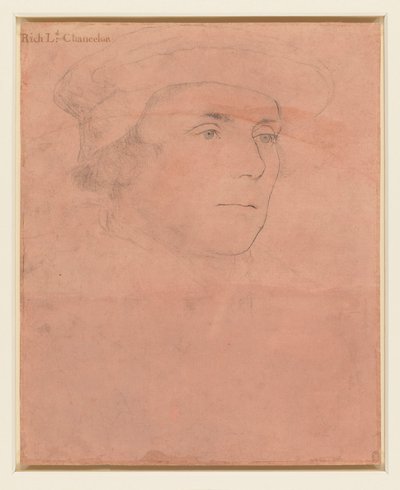 若きハンス・ホルバイン - リチャード・リッチ卿、後の第1代リッチ男爵 (14967-1567) 1532-43年頃 作： Hans Holbein the Younger