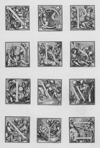 ホルバインのアルファベット 作： Hans Holbein der Jüngere