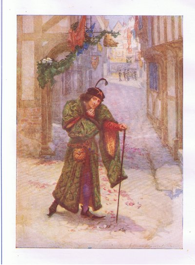 1920年代にジョージハーラップ＆Co Ltdによって出版されたシェイクスピアの全作品から、私は悪役を証明し、当時のアイドルの喜び（キングリチャードII）を持つことを決意しました。 作： Hans Holbein der Jüngere