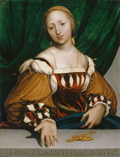 コリントス、1526年（ライムウッドに油彩） 作： Hans Holbein der Jüngere