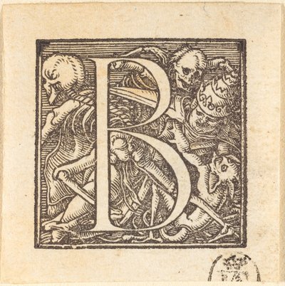 文字 B 作： Hans Holbein der Jüngere