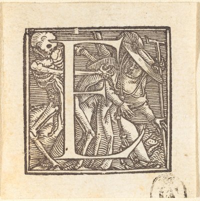 文字 E 作： Hans Holbein der Jüngere