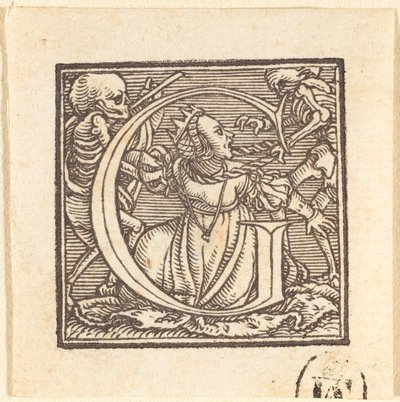 文字 G 作： Hans Holbein der Jüngere