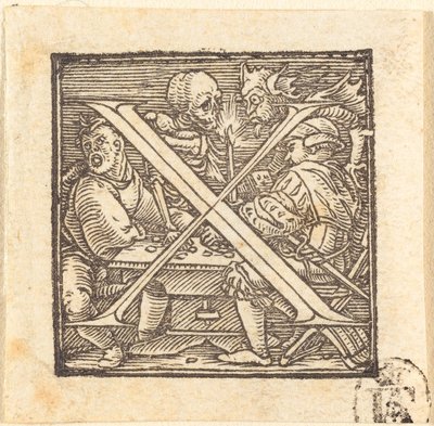 文字 X 作： Hans Holbein der Jüngere