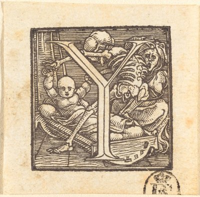 Y の文字 作： Hans Holbein der Jüngere