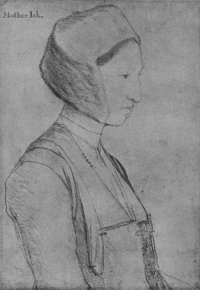 マーガレット・ギッグス、1562年-1527年1945年 作： Hans Holbein der Jüngere