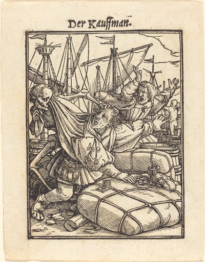 商人 作： Hans Holbein der Jüngere