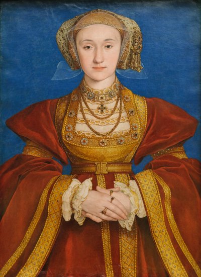 クレーヴ家のアンの肖像 作： Hans Holbein the Younger