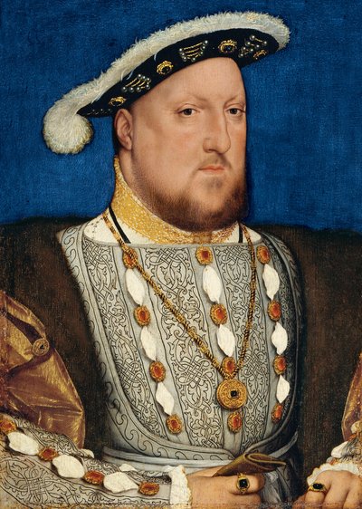 ヘンリー8世（1491-1547）の肖像 作： Hans Holbein the Younger
