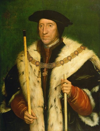 トーマスハワードの肖像、ノーフォーク3世、1540年頃 作： Hans Holbein der Jüngere