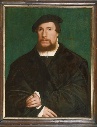 ハンザ商人の肖像 作： Hans Holbein der Jüngere
